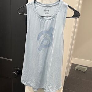light blue peloton tank size medium